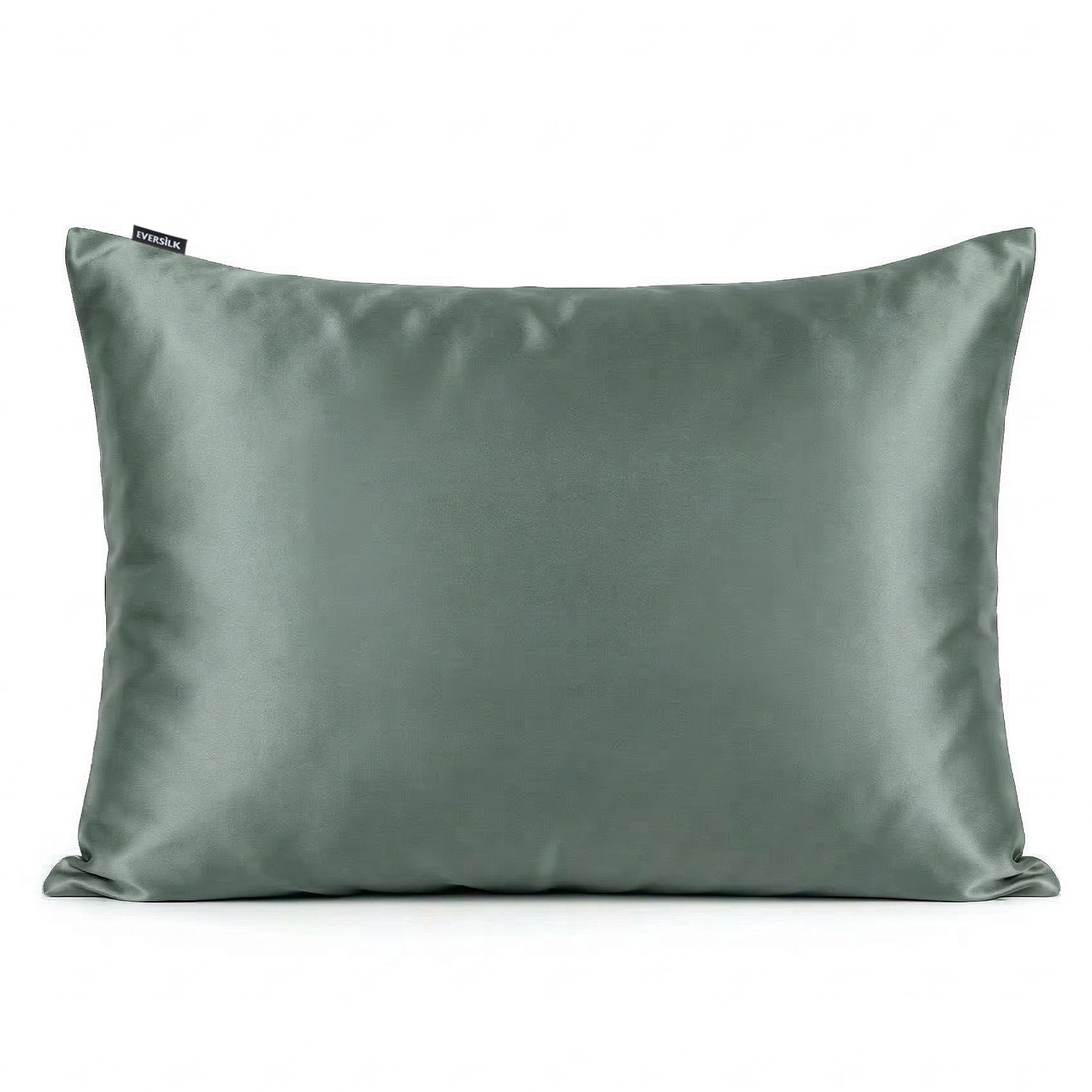 Taie d'oreiller 100% pure soie de mûrier - Gris Ardoise - Rectangulaire - EVERSILK.fr