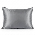 Taie d'oreiller 100% pure soie de mûrier - Gris Ultime - Rectangulaire - EVERSILK.fr