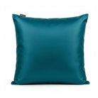 Taie d'oreiller 100% pure soie de mûrier - Bleu Sarcelle Cristallin - Euro - EVERSILK.fr