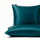 Taie d'oreiller 100% pure soie de mûrier - Bleu Sarcelle Cristallin - Euro - EVERSILK.fr