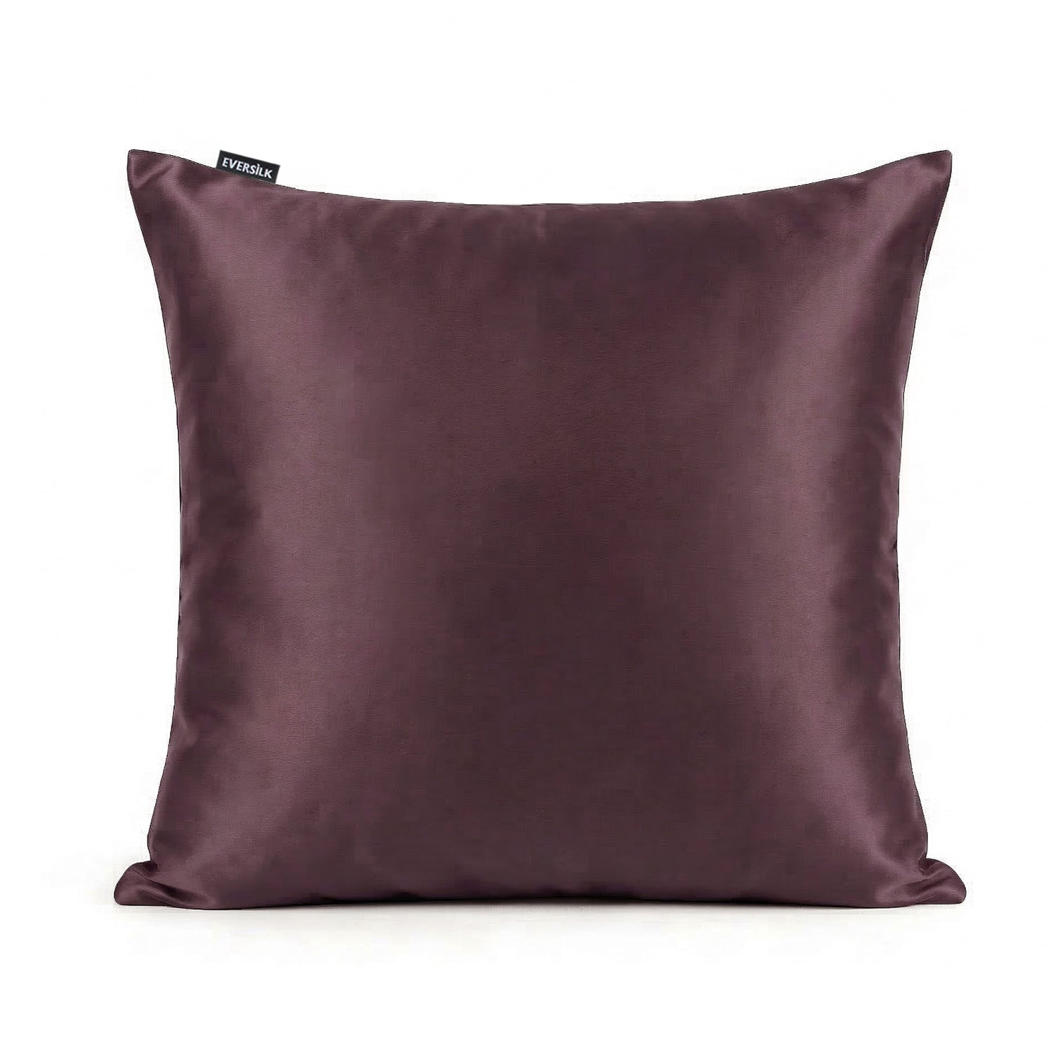 Taie d'oreiller 100% pure soie de mûrier - Prune - Euro - EVERSILK.fr