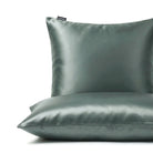 Taie d'oreiller 100% pure soie de mûrier - Gris Ardoise - Euro - EVERSILK.fr