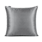 Taie d'oreiller 100% pure soie de mûrier - Gris Ultime - Euro - EVERSILK.fr