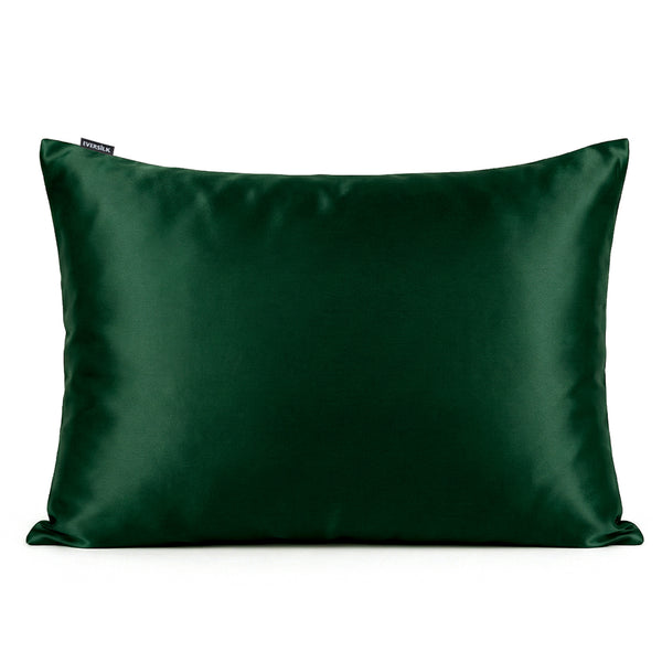 Taie d'oreiller 100% pure soie de mûrier - Vert Foncé - Rectangulaire - EVERSILK.fr