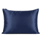 Taie d'oreiller 100% pure soie de mûrier - Bleu Marine - Rectangulaire - EVERSILK.fr