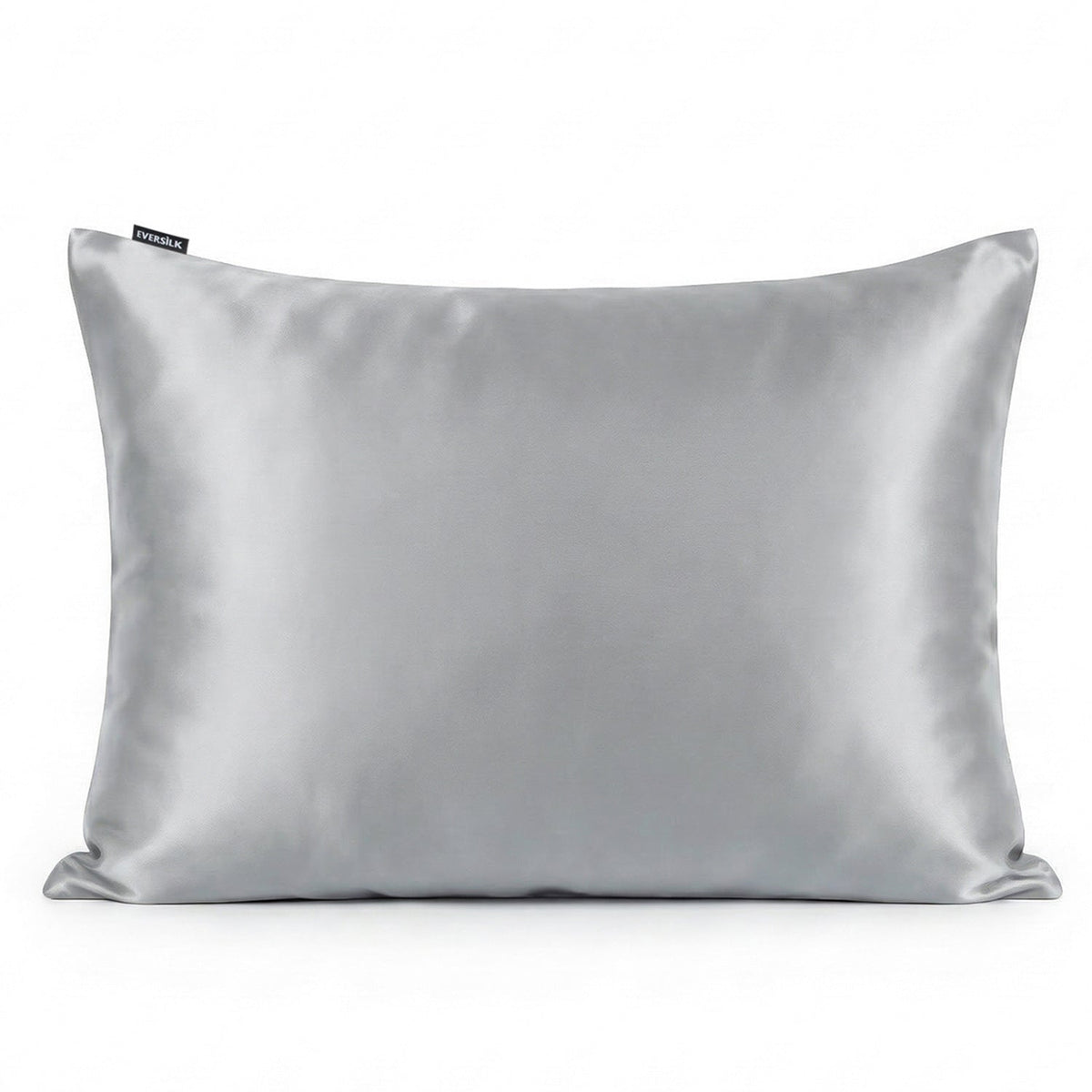 Taie d'oreiller 100% pure soie de mûrier - Gris Perle - Rectangulaire - EVERSILK.fr