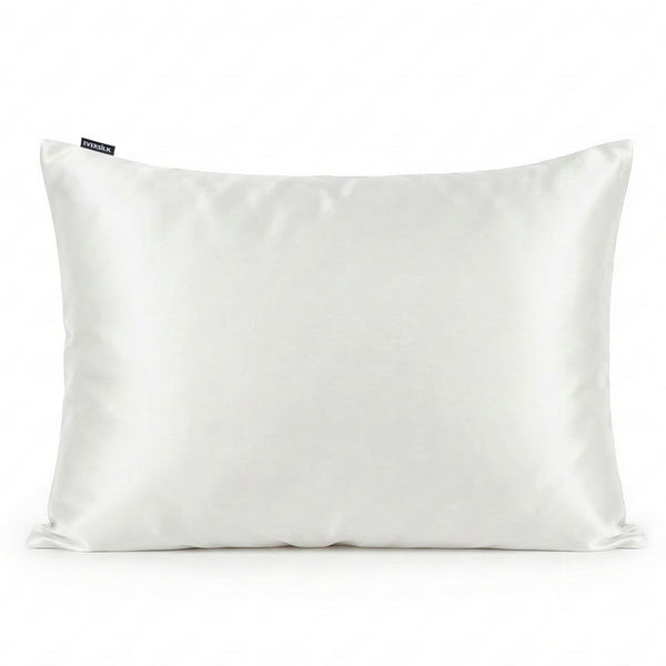 Taie d'oreiller 100% pure soie de mûrier - Blanc - Rectangulaire - EVERSILK.fr
