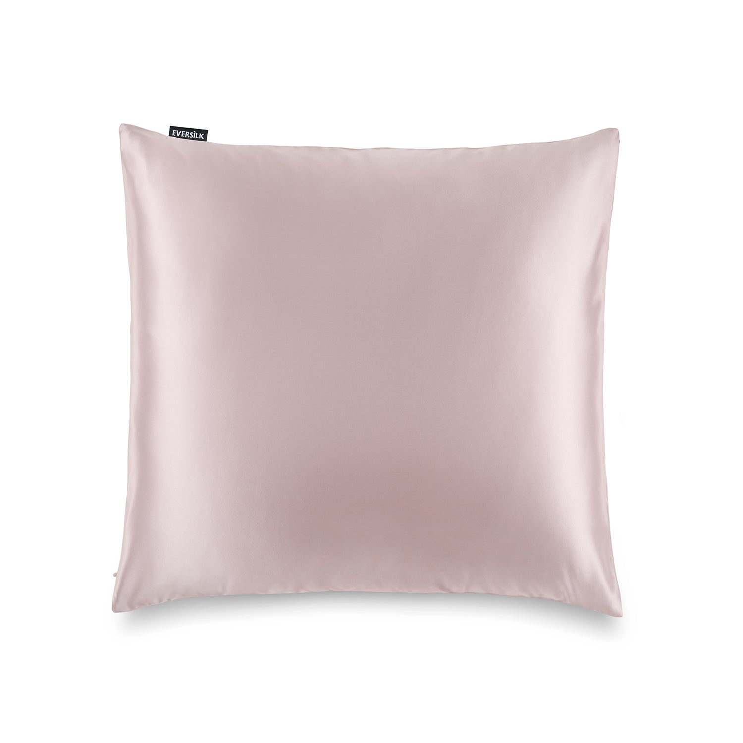 Taie d'oreiller 100% pure soie de mûrier - Rose - Euro - EVERSILK.fr