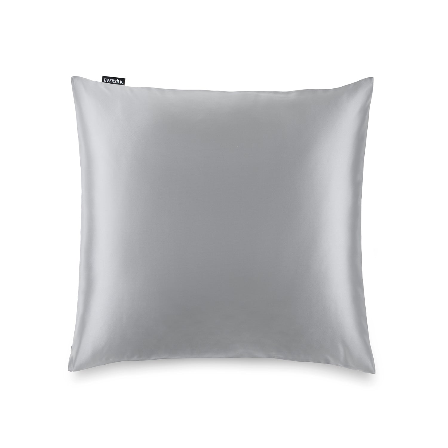 Taie d'oreiller 100% pure soie de mûrier - Gris Perle - Euro - EVERSILK.fr