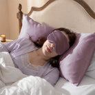 Masque de nuit en soie EVERSILK – Prune - EVERSILK.fr