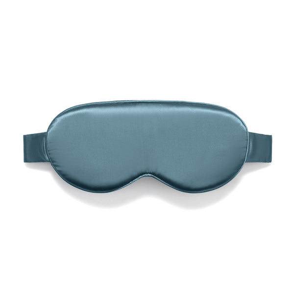 Masque de nuit en soie EVERSILK – Bleu Windward - EVERSILK.fr
