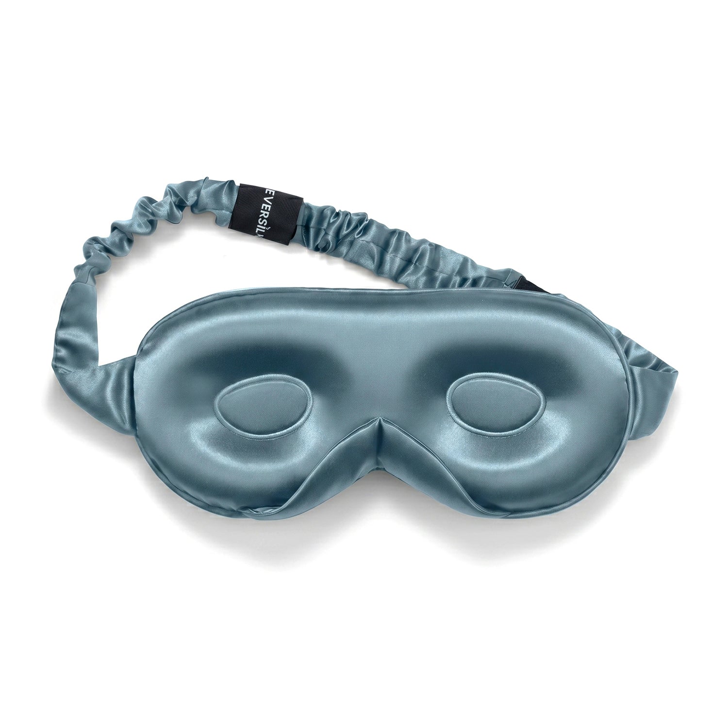 Masque de nuit en soie EVERSILK – Bleu Windward