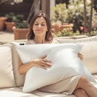 Taie d'oreiller 100% pure soie de mûrier - Blanc - Rectangulaire - EVERSILK.fr