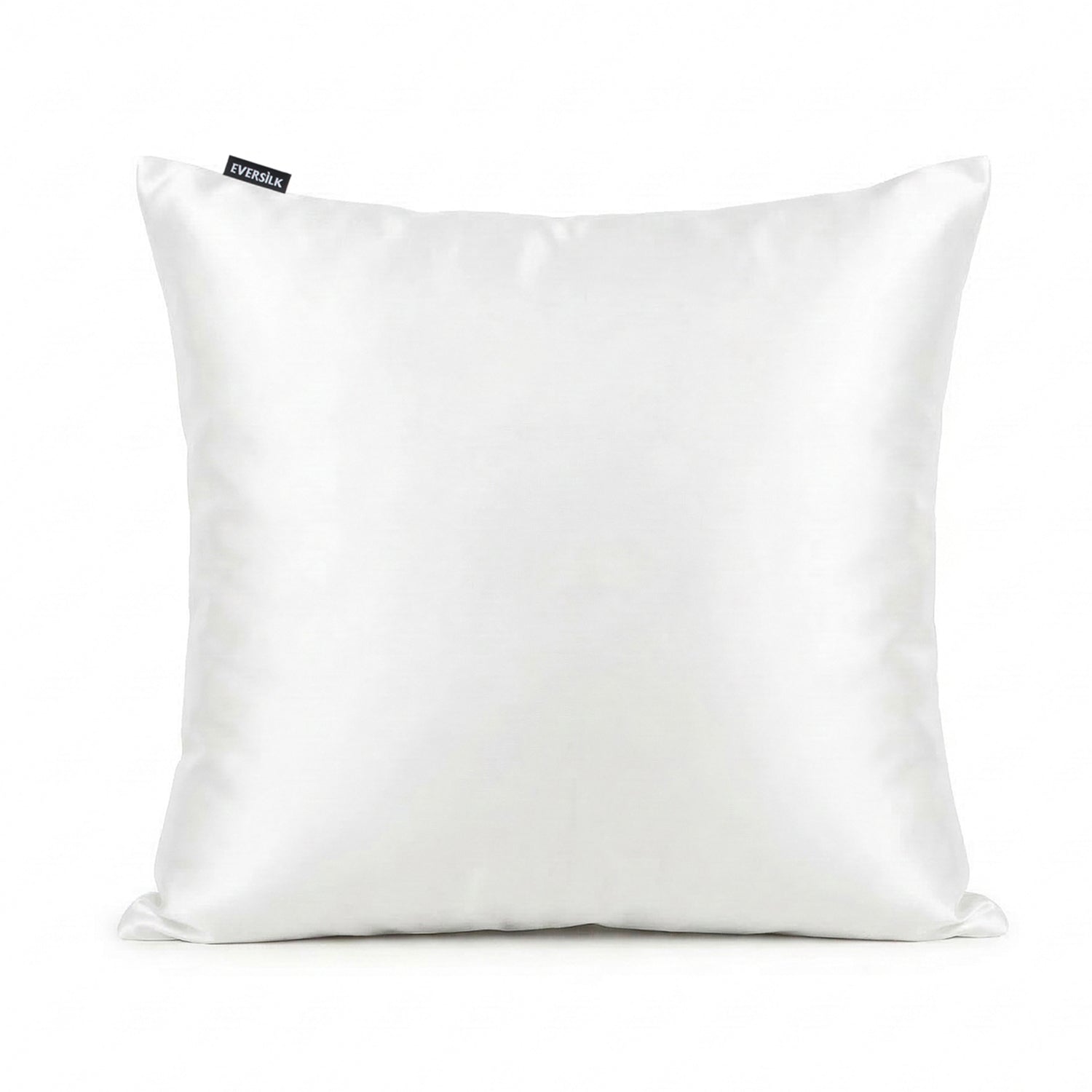 Taie d'oreiller 100% pure soie de mûrier - Blanc - Euro - EVERSILK.fr