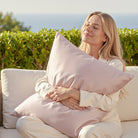 Taie d'oreiller 100% pure soie de mûrier - Rose - Euro - EVERSILK.fr