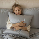 Taie d'oreiller 100% pure soie de mûrier - Gris Perle - Euro - EVERSILK.fr