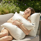 Taie d'oreiller 100% pure soie de mûrier - Blanc - Euro - EVERSILK.fr