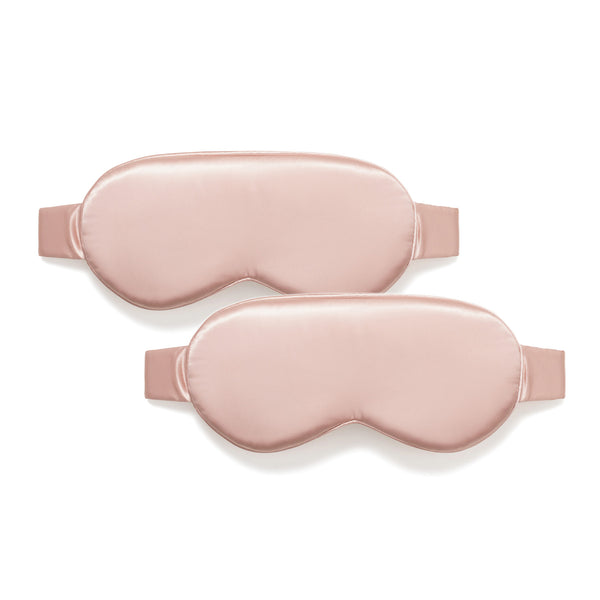 Masque de nuit 3D en soie – Rose Cerise