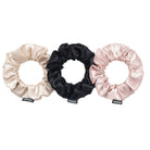Trio de chouchous – Beige, Lotus & Noir - EVERSILK.fr