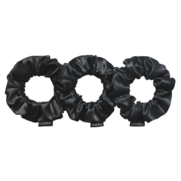 Trio de chouchous - Noir - EVERSILK.fr
