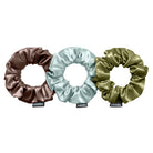 Trio de chouchous – Olive, Vert d’eau & Chocolat - EVERSILK.fr