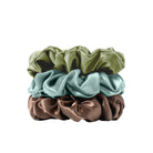Trio de chouchous – Olive, Vert d’eau & Chocolat - EVERSILK.fr
