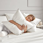 Taie d'oreiller 100% pure soie de mûrier - Blanc - Euro - EVERSILK.fr