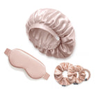 Trio Masque, Bonnet & Chouchou – Rose